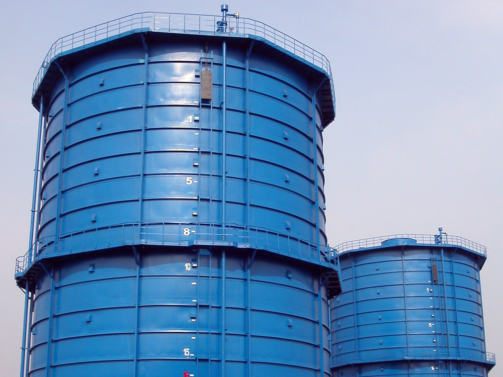 石家莊橋東污水處理廠5000m3氣柜